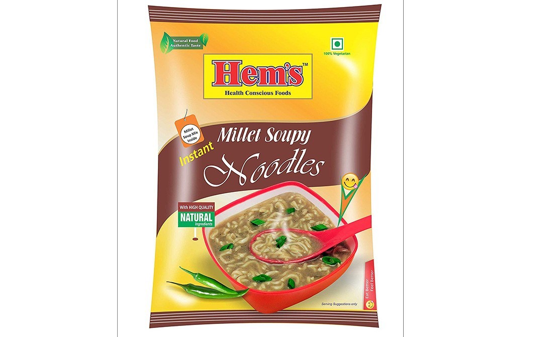 Hem's Millet Soupy Noodles    Pack  58 grams